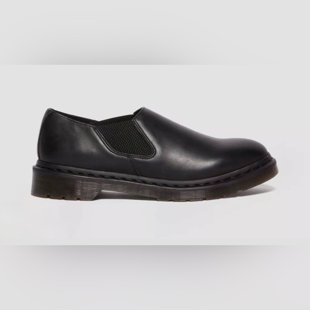 Dr. Martens Black Leather Slip-On Loafers - Louis Men’s US size 11 New in Box